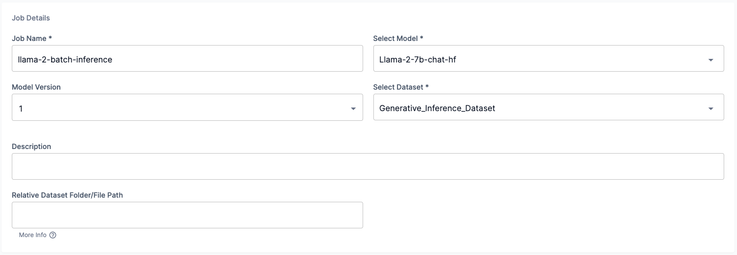 Job details pane